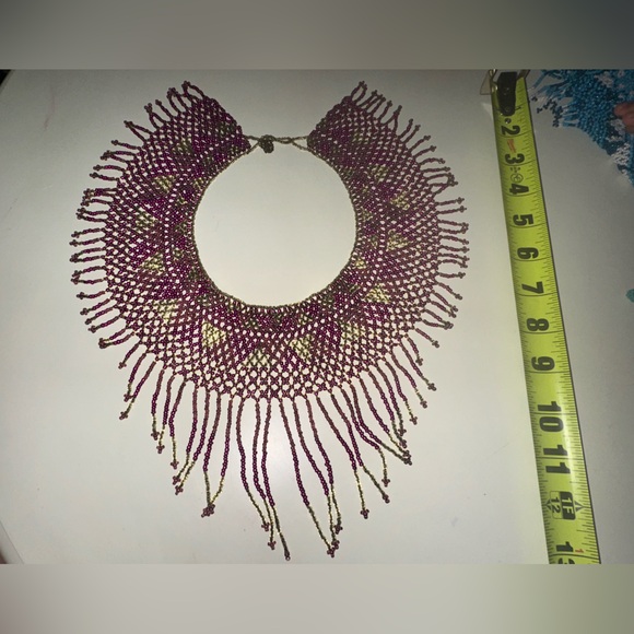 NEW HANDMADE NECKLACE PINK AND GOLD - Picture 2 of 4